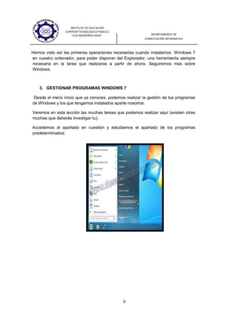 Manual básico de windows 7 | PDF