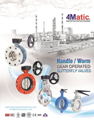 Manual butterfly valve 4matic catalogue
