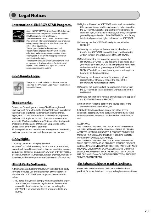 Canon F159302 Инструкция