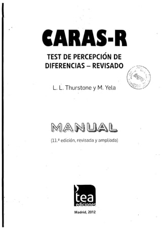 Manual caras r-0001 | PDF