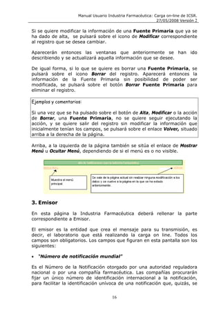 Manual Carga On Line