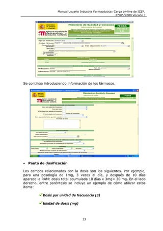 Manual Carga On Line