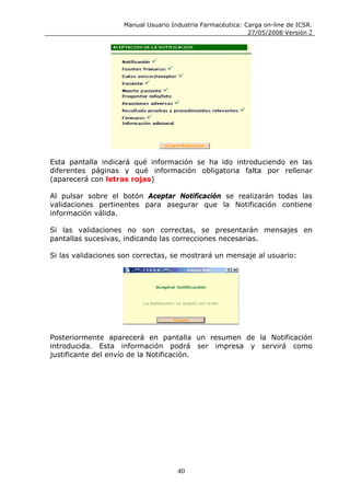 Manual Carga On Line