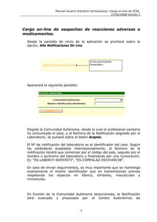 Manual Carga On Line