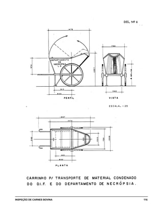 INSPEÇÃO DE CARNES BOVINA 	 116
 