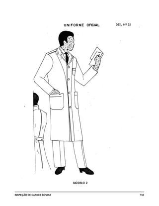 INSPEÇÃO DE CARNES BOVINA 	 155
 