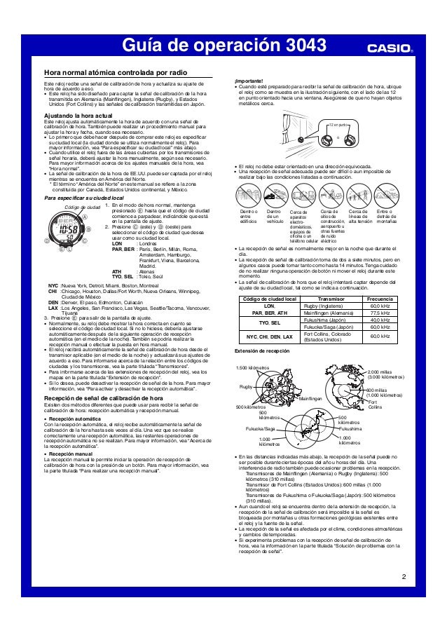 manuales casio relojes Reloj casio db 36 manual.