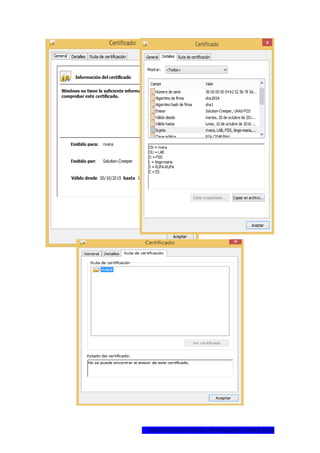 1ºCERTIFICADO DIGITAL EN WINDOWS SERVER 2012
 