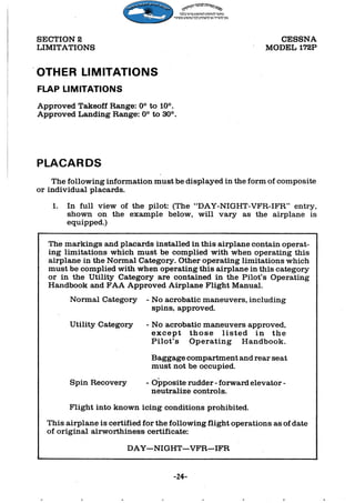 Manual Cessna 172P Skyhawk - 1981  jornaldoar.blogspot.com