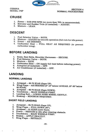 Manual Cessna 172P Skyhawk - 1981  jornaldoar.blogspot.com