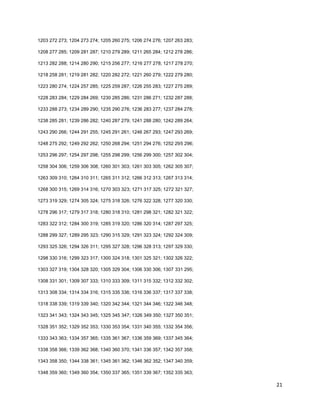21
1203 272 273; 1204 273 274; 1205 260 275; 1206 274 276; 1207 263 283;
1208 277 285; 1209 281 287; 1210 279 289; 1211 265 284; 1212 278 286;
1213 282 288; 1214 280 290; 1215 256 277; 1216 277 278; 1217 278 270;
1218 258 281; 1219 281 282; 1220 282 272; 1221 260 279; 1222 279 280;
1223 280 274; 1224 257 285; 1225 259 287; 1226 255 283; 1227 275 289;
1228 283 284; 1229 284 269; 1230 285 286; 1231 286 271; 1232 287 288;
1233 288 273; 1234 289 290; 1235 290 276; 1236 283 277; 1237 284 278;
1238 285 281; 1239 286 282; 1240 287 279; 1241 288 280; 1242 289 264;
1243 290 266; 1244 291 255; 1245 291 261; 1246 267 293; 1247 293 269;
1248 275 292; 1249 292 262; 1250 268 294; 1251 294 276; 1252 295 296;
1253 296 297; 1254 297 298; 1255 298 299; 1256 299 300; 1257 302 304;
1258 304 306; 1259 306 308; 1260 301 303; 1261 303 305; 1262 305 307;
1263 309 310; 1264 310 311; 1265 311 312; 1266 312 313; 1267 313 314;
1268 300 315; 1269 314 316; 1270 303 323; 1271 317 325; 1272 321 327;
1273 319 329; 1274 305 324; 1275 318 326; 1276 322 328; 1277 320 330;
1278 296 317; 1279 317 318; 1280 318 310; 1281 298 321; 1282 321 322;
1283 322 312; 1284 300 319; 1285 319 320; 1286 320 314; 1287 297 325;
1288 299 327; 1289 295 323; 1290 315 329; 1291 323 324; 1292 324 309;
1293 325 326; 1294 326 311; 1295 327 328; 1296 328 313; 1297 329 330;
1298 330 316; 1299 323 317; 1300 324 318; 1301 325 321; 1302 326 322;
1303 327 319; 1304 328 320; 1305 329 304; 1306 330 306; 1307 331 295;
1308 331 301; 1309 307 333; 1310 333 309; 1311 315 332; 1312 332 302;
1313 308 334; 1314 334 316; 1315 335 336; 1316 336 337; 1317 337 338;
1318 338 339; 1319 339 340; 1320 342 344; 1321 344 346; 1322 346 348;
1323 341 343; 1324 343 345; 1325 345 347; 1326 349 350; 1327 350 351;
1328 351 352; 1329 352 353; 1330 353 354; 1331 340 355; 1332 354 356;
1333 343 363; 1334 357 365; 1335 361 367; 1336 359 369; 1337 345 364;
1338 358 366; 1339 362 368; 1340 360 370; 1341 336 357; 1342 357 358;
1343 358 350; 1344 338 361; 1345 361 362; 1346 362 352; 1347 340 359;
1348 359 360; 1349 360 354; 1350 337 365; 1351 339 367; 1352 335 363;
 
