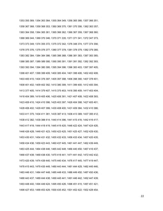 22
1353 355 369; 1354 363 364; 1355 364 349; 1356 365 366; 1357 366 351;
1358 367 368; 1359 368 353; 1360 369 370; 1361 370 356; 1362 363 357;
1363 364 358; 1364 365 361; 1365 366 362; 1366 367 359; 1367 368 360;
1368 369 344; 1369 370 346; 1370 371 335; 1371 371 341; 1372 347 373;
1373 373 349; 1374 355 372; 1375 372 342; 1376 348 374; 1377 374 356;
1378 375 376; 1379 376 377; 1380 377 378; 1381 378 379; 1382 379 380;
1383 382 384; 1384 384 386; 1385 386 388; 1386 381 383; 1387 383 385;
1388 385 387; 1389 389 390; 1390 390 391; 1391 391 392; 1392 392 393;
1393 393 394; 1394 380 395; 1395 394 396; 1396 383 403; 1397 397 405;
1398 401 407; 1399 399 409; 1400 385 404; 1401 398 406; 1402 402 408;
1403 400 410; 1404 376 397; 1405 397 398; 1406 398 390; 1407 378 401;
1408 401 402; 1409 402 392; 1410 380 399; 1411 399 400; 1412 400 394;
1413 377 405; 1414 379 407; 1415 375 403; 1416 395 409; 1417 403 404;
1418 404 389; 1419 405 406; 1420 406 391; 1421 407 408; 1422 408 393;
1423 409 410; 1424 410 396; 1425 403 397; 1426 404 398; 1427 405 401;
1428 406 402; 1429 407 399; 1430 408 400; 1431 409 384; 1432 410 386;
1433 411 375; 1434 411 381; 1435 387 413; 1436 413 389; 1437 395 412;
1438 412 382; 1439 388 414; 1440 414 396; 1441 415 416; 1442 416 417;
1443 417 418; 1444 418 419; 1445 419 420; 1446 422 424; 1447 424 426;
1448 426 428; 1449 421 423; 1450 423 425; 1451 425 427; 1452 429 430;
1453 430 431; 1454 431 432; 1455 432 433; 1456 433 434; 1457 420 435;
1458 434 436; 1459 423 443; 1460 437 445; 1461 441 447; 1462 439 449;
1463 425 444; 1464 438 446; 1465 442 448; 1466 440 450; 1467 416 437;
1468 437 438; 1469 438 430; 1470 418 441; 1471 441 442; 1472 442 432;
1473 420 439; 1474 439 440; 1475 440 434; 1476 417 445; 1477 419 447;
1478 415 443; 1479 435 449; 1480 443 444; 1481 444 429; 1482 445 446;
1483 446 431; 1484 447 448; 1485 448 433; 1486 449 450; 1487 450 436;
1488 443 437; 1489 444 438; 1490 445 441; 1491 446 442; 1492 447 439;
1493 448 440; 1494 449 424; 1495 450 426; 1496 451 415; 1497 451 421;
1498 427 453; 1499 453 429; 1500 435 452; 1501 452 422; 1502 428 454;
 