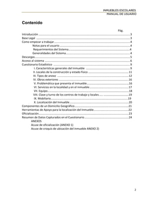 Manual cie inmuebles escolares | PDF
