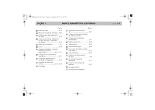 ÍNDICE ALFABÉTICO E ILUSTRADO 1-7SEÇÃO 1
 