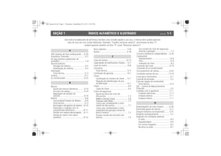 ÍNDICE ALFABÉTICO E ILUSTRADO 1-1SEÇÃO 1
 