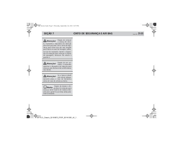 Manual Classic 2015 Chevrolet