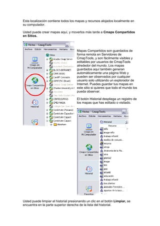 Esta localización contiene todos los mapas y recursos alojados localmente en
su computador.

Usted puede crear mapas aquí,...