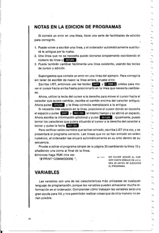 Manual commodore 64 - Aprendiendo programar Basic 2.0