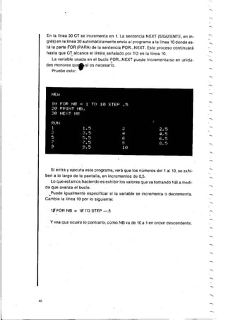 Manual commodore 64 - Aprendiendo programar Basic 2.0