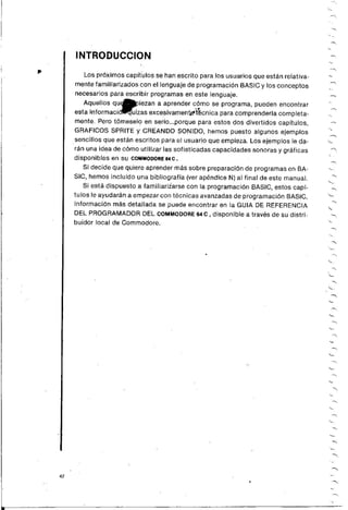 Manual commodore 64 - Aprendiendo programar Basic 2.0