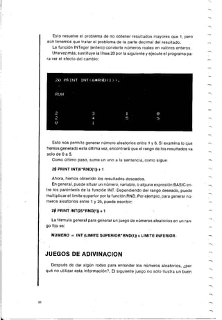 Manual commodore 64 - Aprendiendo programar Basic 2.0