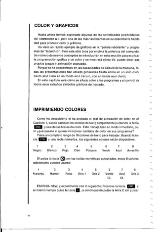 Manual commodore 64 - Aprendiendo programar Basic 2.0