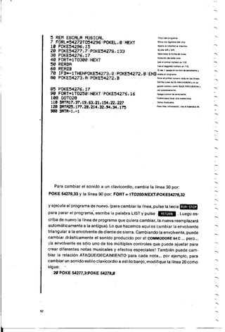 Manual commodore 64 - Aprendiendo programar Basic 2.0