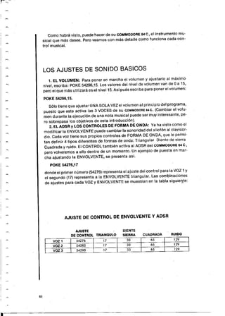 Manual commodore 64 - Aprendiendo programar Basic 2.0