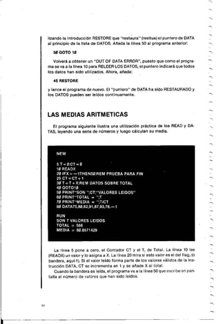 Manual commodore 64 - Aprendiendo programar Basic 2.0
