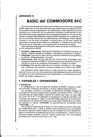 Manual commodore 64 - Aprendiendo programar Basic 2.0