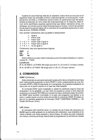 Manual commodore 64 - Aprendiendo programar Basic 2.0