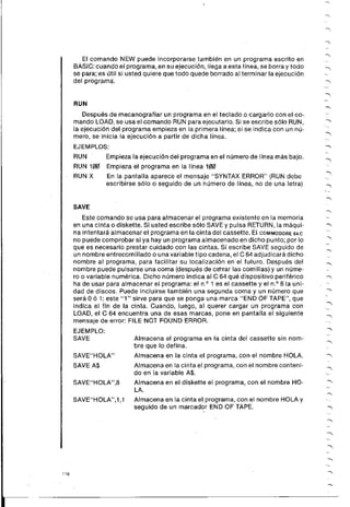 Manual commodore 64 - Aprendiendo programar Basic 2.0