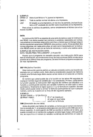 Manual commodore 64 - Aprendiendo programar Basic 2.0