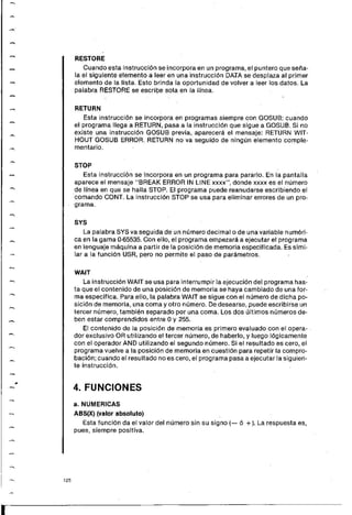 Manual commodore 64 - Aprendiendo programar Basic 2.0