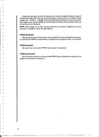 Manual commodore 64 - Aprendiendo programar Basic 2.0