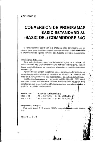 Manual commodore 64 - Aprendiendo programar Basic 2.0