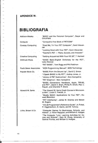 Manual commodore 64 - Aprendiendo programar Basic 2.0