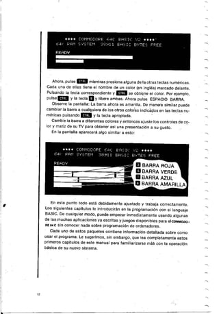 Manual commodore 64 - Aprendiendo programar Basic 2.0