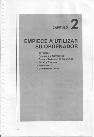 Manual commodore 64 - Aprendiendo programar Basic 2.0