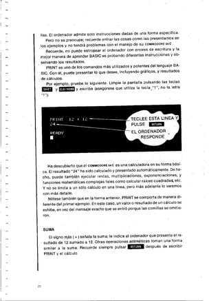 Manual commodore 64 - Aprendiendo programar Basic 2.0