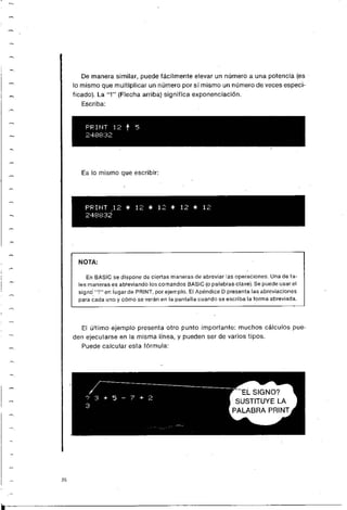 Manual commodore 64 - Aprendiendo programar Basic 2.0