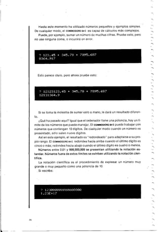 Manual commodore 64 - Aprendiendo programar Basic 2.0