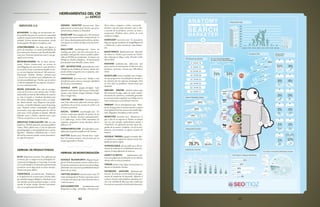 42 43
HERRAMIENTAS DEL CM
SERVICIOS 2.0:
BLOGGING. Los blogs son herramientas im-
prescindibles hoy para la creación de comunidad
mediante la generación de buenos contenidos de
utilidad. Existen muchas herramientas, siendo
la más popular Wordpress (wordpress.com).
LIVESTREAMING. Son blogs más ligeros y
fáciles de actualizar, con menos posibilidades de
personalización. El pionero fue Tumblr (tumblr.
com), pero Posterous (posterous.com) le está ga-
nando cierto terreno.
MICROBLOGGING. Por no decir, directa-
mente, Twitter (twitter.com), un servicio de
microblogging que causa furor, y que permite a
sus usuarios enviar comentarios basados en tex-
to, con una longitud máxima de 140 caracteres.
Interesantes también Yammer (yammer.com)
y Social Cast (socialcast.com), plataformas con
más funcionalidades que Twitter, que permiten
a todos los empleados de una empresa comunicar-
se en un entornoprivado.
REDES SOCIALES. Han sido las protago-
nistas de Internet en estos últimos años. El líder
indiscutible con más de 300 millones de usuarios
en todo el mundo es Facebook (facebook.com).
Por detrás, MySpace (myspace.com) y en Espa-
ña, Tuenti (tuenti. com). Respecto a las «profe-
sionales», LinkedIn (linkedin.com) y Xing (xing.
com). También existen comunidades verticales
(sectoriales), muy importantes para los CM de
cada sector. Como ejemplos en España, Minube
(minube. com) o Unience (unience.com), cuyos
CM son caso práctico en este documento.
SERVICIOS PUBLICACIÓN 2.0. Los más
populares, YouTube (youtube.com) para publicar
videos, Flickr (flickr.com), el sitio de referencia
para fotografías, y como ejemplo de otros «activos
digitales», Slideshare (slideshare.net), a través
del cual los usuarios pueden enviar presentacio-
nes tipo Powerpoint.
HERRAM. DE PRODUCTIVIDAD
ECTO (illuminex.com/ecto). Una aplicación de
escritorio, que se integra con las principales he-
rramientas de blogging en el mercado, sirviendo
alavezdebackupenelordenador,ypermitiendo
actualizar varios blogs desde un único interfaz.
Cuesta unos pocos dólares.
TWEETDECK (tweetdeck.com). Posiblemen-
te, la aplicación de escritorio para Twitter líder,
que también integra MySpace y Facebook en un
solo interfaz, permite gestionar grupos y varias
cuentas al mismo tiempo. Permite sincroniza-
ción con su aplicación para iPhone.
SEESMIC DESKTOP (seesmic.com). Otra
aplicación de escritorio para Twitter, que ofrece
características similares a Tweetdeck.
BASECAMP (basecamphq.com). Herramienta
de gestión de proyectos online. Incluye lista de “to
do’s”, hitos, almacenamiento de archivos, alertas,
mensajería con estética de blog y otras funciona-
lidades.
MAILCHIMP (mailchimp.com). Gestor de
mailings que ofrece una lista interesante de ca-
pacidades como gestión, rastreo, análisis y plan-
tillas de HTML personalizadas. Se integra con
Wordpress, Twitter, Salesforce... Es la elección de
pesos pesados como Mozilla, Canon, Intel...
GET SATISFACTION (getsatisfaction.com).
Plataforma de feedback de clientes, donde estos
pueden obtener preguntas a sus respuestas, solu-
ciones a problemas.
USERVOICE (uservoice.com). Similar a Get
Satisfaction, para rastrear y manejar el feedback
de usuarios y consumidores.
GOOGLE APPS (google.com/apps). Suite
ofimática online para empresas que incluye apli-
caciones como Gmail, Google Calendar, Google
Docs o Google Sites.
TWITTER ANALYZER (twitteranalyzer.
com). Una interesante aplicación web que ofrece
estadísticas de uso de las cuentas de twitter y de
retwitts y menciones.
SOCIAL OOMPH (socialoomph.com). Un
servicio creado para facilitar la gestión de las
cuentas en Twitter, devolver automáticamen-
te el «following», enviar DMs automáticos de
respuesta, programar tweets descubrir nuevos
followers, etc.
FRIENDORFOLLOW (friendorfollow.com).
Aplicación de gestión de followers de Twitter.
HUITTER (huitter.com). Permite hacer “unfo-
llow” de manera masiva a las personas que no
teestán siguiendo en Twitter.
HERRAM.DEMONITORIZACIÓN
GOOGLE BLOGSEARCH (blogsearch.goo-
gle.es). Esta herramienta rastrea e indexa la in-
formacióncontenidaendecenasdemilesdeblogs,
ofreciendo a los usuarios la posibilidad de buscar
dentro de esos datos.
TWITTER SEARCH: (search.twitter.com). El
motor de búsqueda de Twitter te permite conocer
en tiempo real todo lo que están diciendo sobre ti
o sobre tu marca.
SOCIALMENTION (socialmention.com).
Búsquedas en blogs, microblogs, sitios para pu-
blicar enlaces, imágenes o videos, rastreando
términos concretos para descubrir qué se dice
o comenta de un producto, servicio, un tema o
unapersona. También ofrece alertas de social
mediay un widget.
ICEROCKET (icerocket.com). Un buscadoren
blogs que agrega resultados de GoogleBlogsearch
y Technorati, y ofrece tendencias enlas búsque-
das.
BACKTWEETS (backtweets.com). Buscador
de enlaces en Twitter, qué usuarios de Twitter
han enlazado tus blogs o webs. Permite recibir
alertas RSS.
RADIAN6 (radian6.com). Aplicación web
para rastrear la conversación en Internet sobre
productos o personas. Cuesta unos 500 dólares
al mes.
SCOUTLABS (www.scoutlabs.com) .Compa-
ñía que proporciona una plataforma basada en
la web para que las empresas mantengan chats
en vivo sobre sus productos. Cuesta menos que
Radian6.
NIELSEN ONLINE (nielsen-online.com).
Herramienta de pago, capaz de medir cualita-
tivamente las opiniones y contenidos generados
por los internautas españoles en los blogs, foros y
redes sociales que se extienden por Internet.
SMMART (cierzo-development.com). Plata-
forma de pago para la monitorización y mejora
de la reputación de una marca en los medios digi-
tales, blogosfera, buscadores y redes sociales.
MONITTER (monitter.com). Monitoriza lo
que se dice de tu empresa en Twitter en tiempo
real con una interfaz multicolumna similar a
TweetDeck. La aplicación permite hacer bús-
quedas de tu marca o producto o los de la com-
petencia y personalizar su aspecto al gusto del
usuario.
GOOGLE TRENDS: (google.es/trends). Bus-
ca tendencias y compara el volumen de las bús-
quedas por país y región.
HOWSOCIABLE: (howsociable.com). Herra-
mienta de medición de visibilidad de marca ba-
sada en 22 tipos diferentes de métricas.
ADDICT-O-MATIC: (addictomatic.com).
Crea una página personalizada con las últimas
alertas sobre tu marca o producto.
TINKER: (tinker.com). Sigue conversaciones en
directo en Facebook o Twitter.
FACEBOOK LEXICON: (facebook.com/
lexicon). Se trata de una herramienta de segui-
miento de tendencias de keywords. Muestra el
volumen de posts sobre palabras específicas gra-
cias a la cantidad de datos que hay creados por
los usuarios y asociados a las distintas keywords.
por AERCO
 