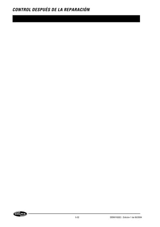 CONTROL DESPUÉS DE LA REPARACIÓN
5-32 DDNX163(E) - Edición 1 de 05/2004
 