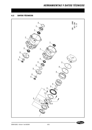 HERRAMIENTAS Y DATOS TÉCNICOS
DDNX163(E) - Edición 1 de 05/2004 6-35
6.2 DATOS TÉCNICOS
 