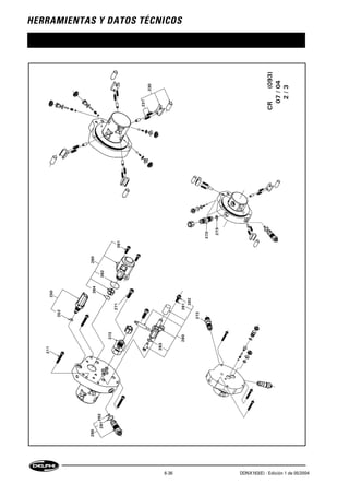 HERRAMIENTAS Y DATOS TÉCNICOS
6-36 DDNX163(E) - Edición 1 de 05/2004
 