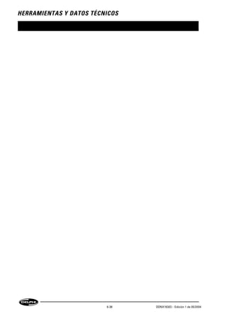HERRAMIENTAS Y DATOS TÉCNICOS
6-38 DDNX163(E) - Edición 1 de 05/2004
 