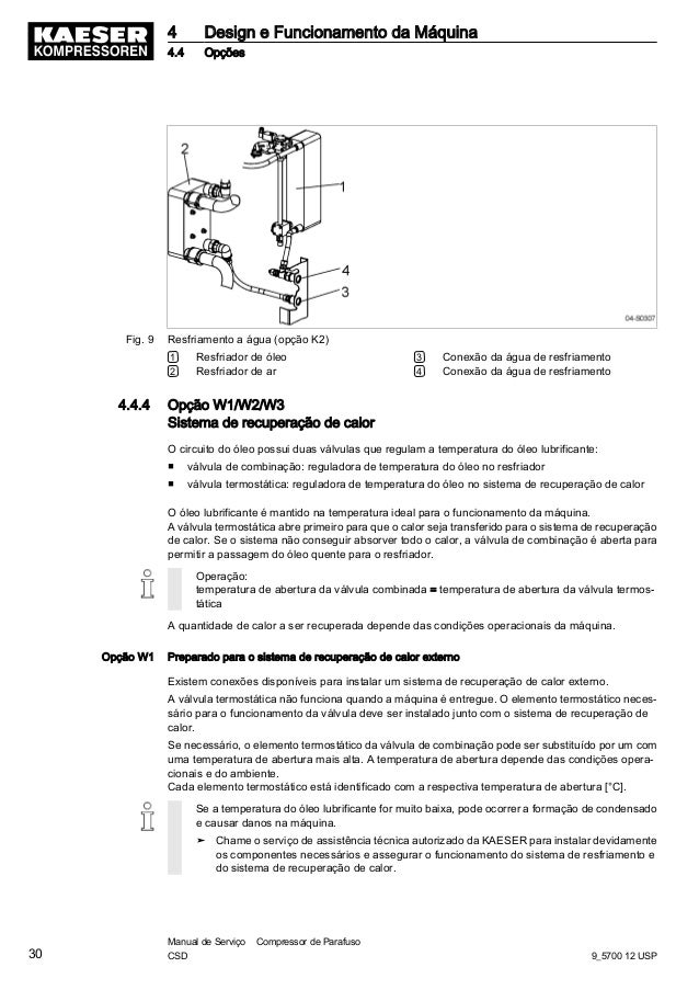 Manual compressor kaeser CSD 60.75.100 S