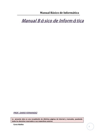 Manual E Informatica Manual Informática basica | PDF