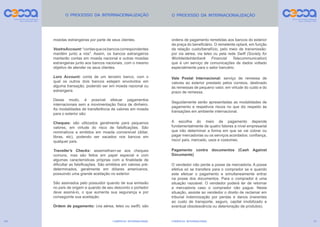 COMÉRCIO INTERNACIONAL
110 COMÉRCIO INTERNACIONAL 111
 